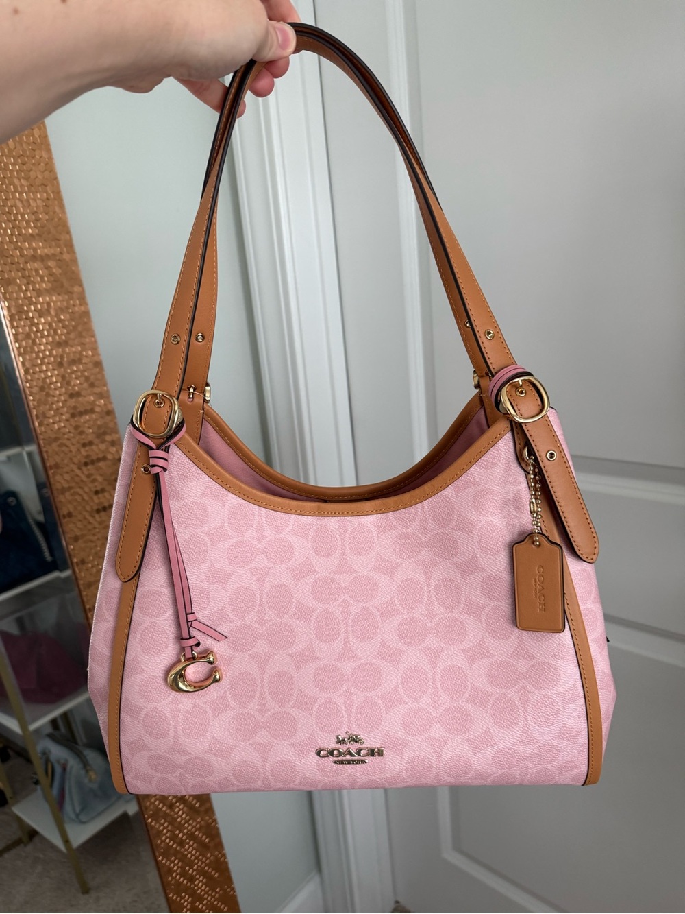 Coach Powder Pink Erin Shoulder Bag